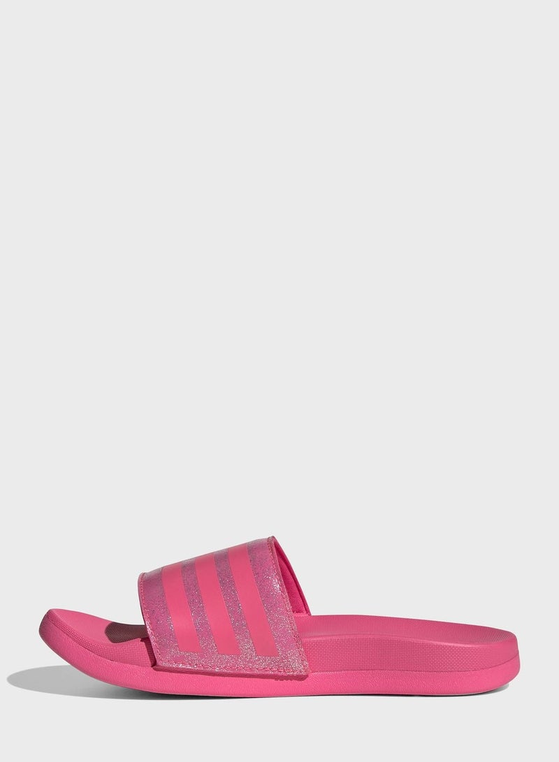 Adidas ADILETTE COMFORT K  PULMAG/BLIPNK/PULMAG - Image 2