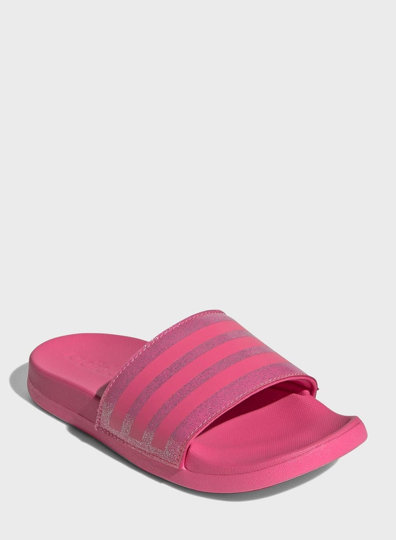 Adidas ADILETTE COMFORT K  PULMAG/BLIPNK/PULMAG - Image 3