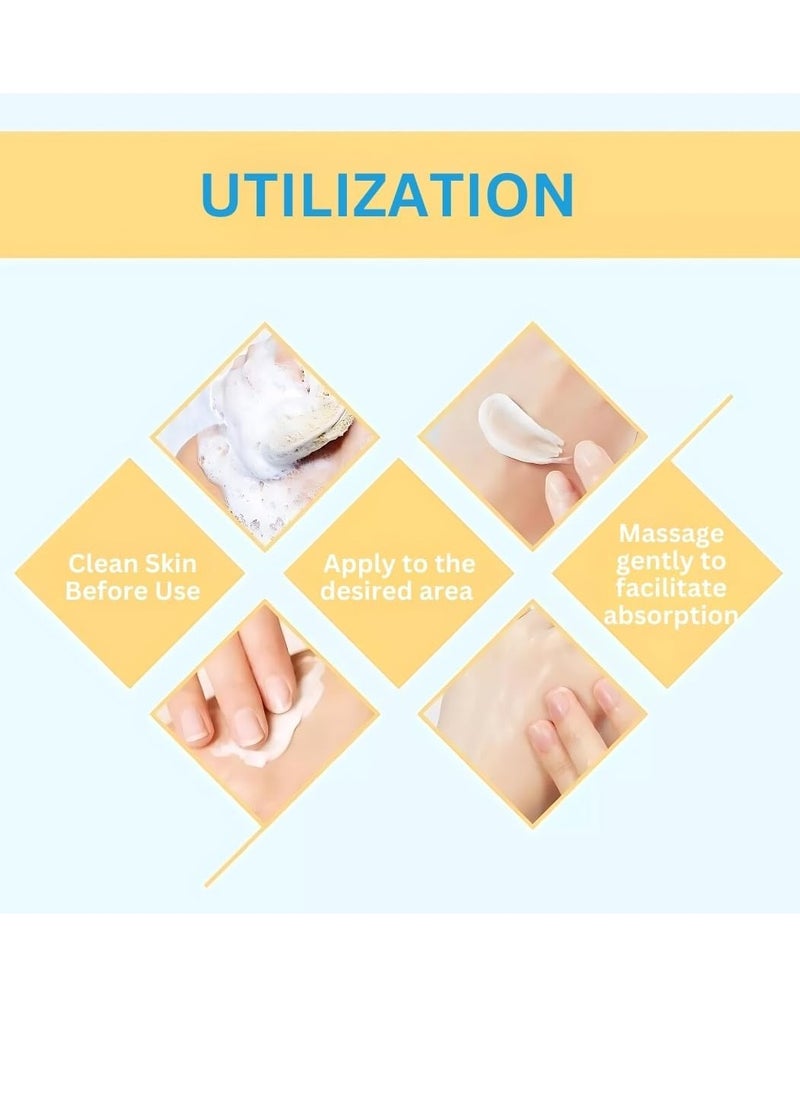 HEALMUSZ - 100g Herbal Psoriasis Cream Antibacterial Psoriasis Cream with Herbal Ingredients for Relieve Psoriasis Skin Itching Inhibit Fungal Infection Psoriasis Treatment Cream Lotion - Image 1