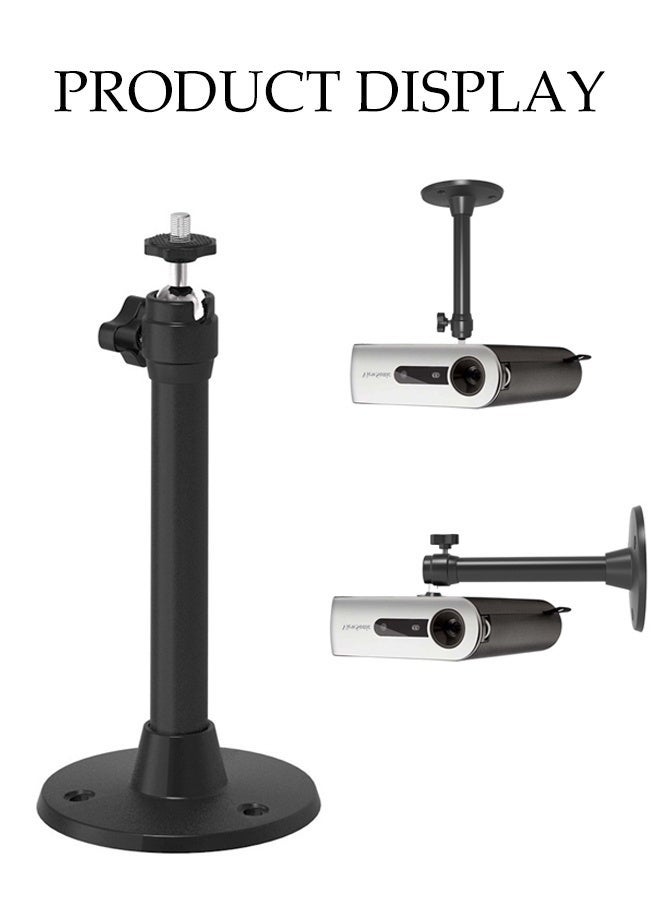 DUNISO Mini Ceiling Wall Projector Mount Stand with 360° Rotatable Heads, 3 Sizes of Mounting Heads and Screws ,Projector Mount Adjustable Rotatable Design for Ceiling and Wall Installation - Image 5