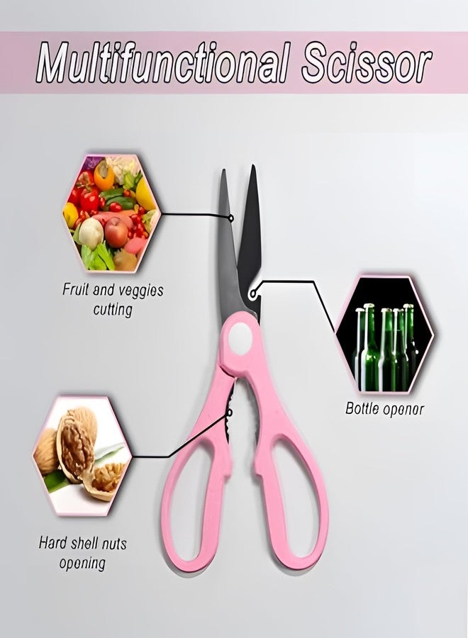 Oblivion Professional Colorful Kitchen Knives Set of 6 Pieces | Non-Stick Blades with Carbon Stainless Steel | Sharp Kitchen Cutting Knives Set for Slicing, Paring and Cooking Knives Set - Image 3