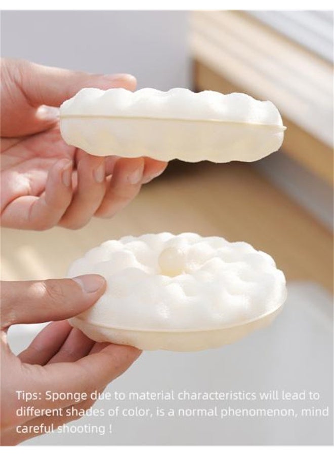 HOMESTAR 2 Pieces Multipurpose Dish Sponge with one suction cup, BPA Free, Stain, Mold and Odor Resistant Kitchen Sponge - Image 4