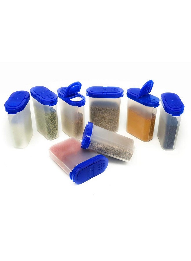 Mahaware Modular Wonder Spice Shaker and Sprinkler Set, 275ml, Set of 8, Blue - Image 1