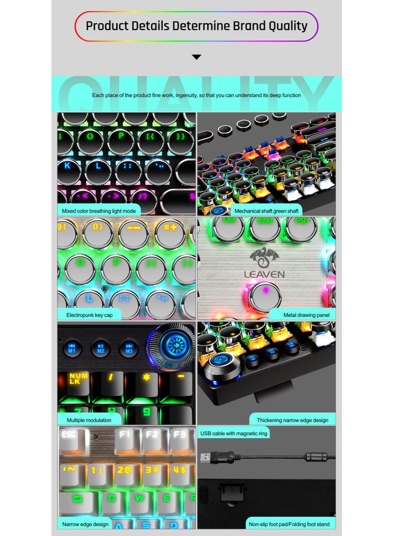 Nariele New E-Sports Wired Mechanical Keyboard - Image 4