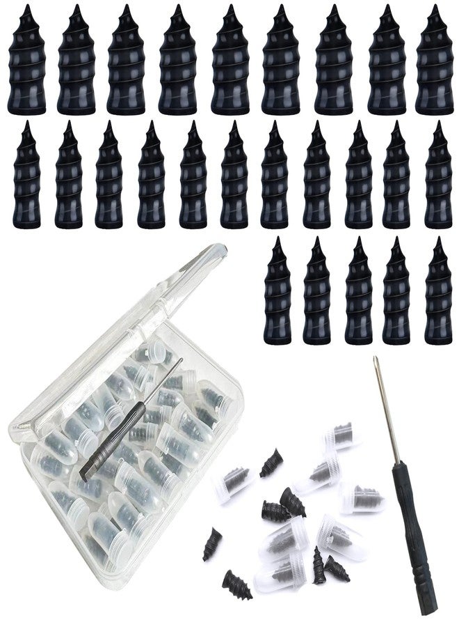 SCORYULE 40 Pcs Tire Repair Rubber Nails, Tire Repair Rubber Screws, Fast Tool Self-Service, Suitable for Car/Motorcycle/Jeep/Tire Puncture Repair - Image 1