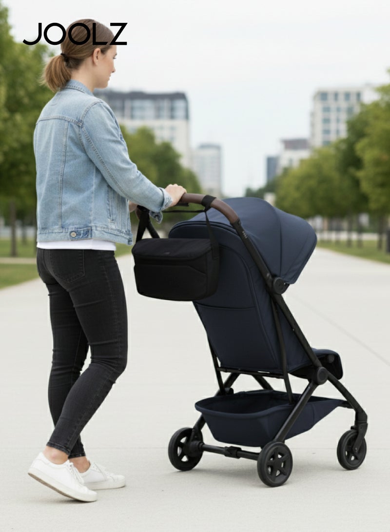 JOOLZ Aer² Ultra-Compact Lightweight Buggy | Dark Navy Blue + Organizer Bag | One-Hand Fold | Newborn to Toddler | Airplane Compatible | 45x52x105 cm - Image 2