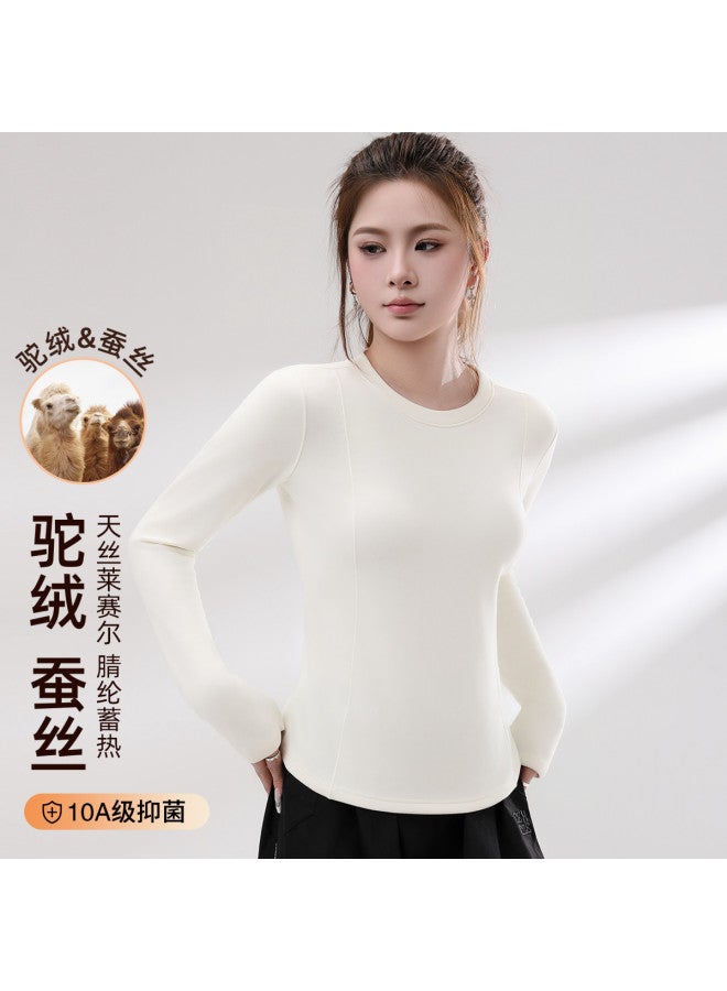 Modal Simple Spring And Autumn Women'S Base Layer Shirt, Wearable As Outerwear, Basic Casual Top For Women - Image 3
