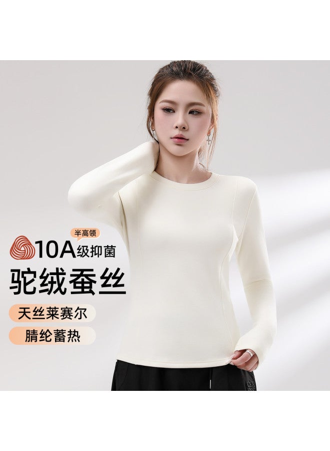 Modal Simple Spring And Autumn Women'S Base Layer Shirt, Wearable As Outerwear, Basic Casual Top For Women - Image 5