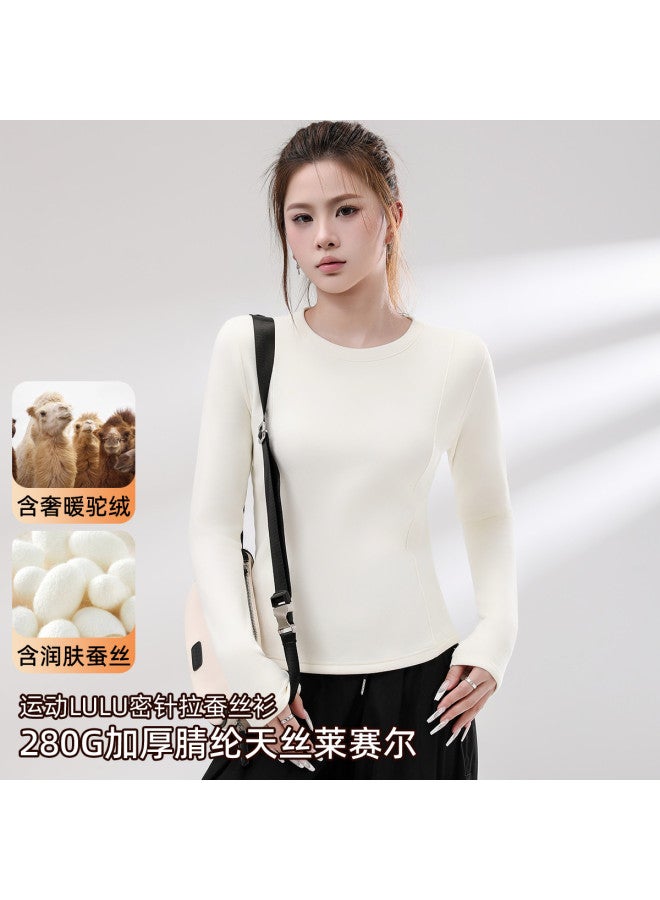 Modal Simple Spring And Autumn Women'S Base Layer Shirt, Wearable As Outerwear, Basic Casual Top For Women - Image 4