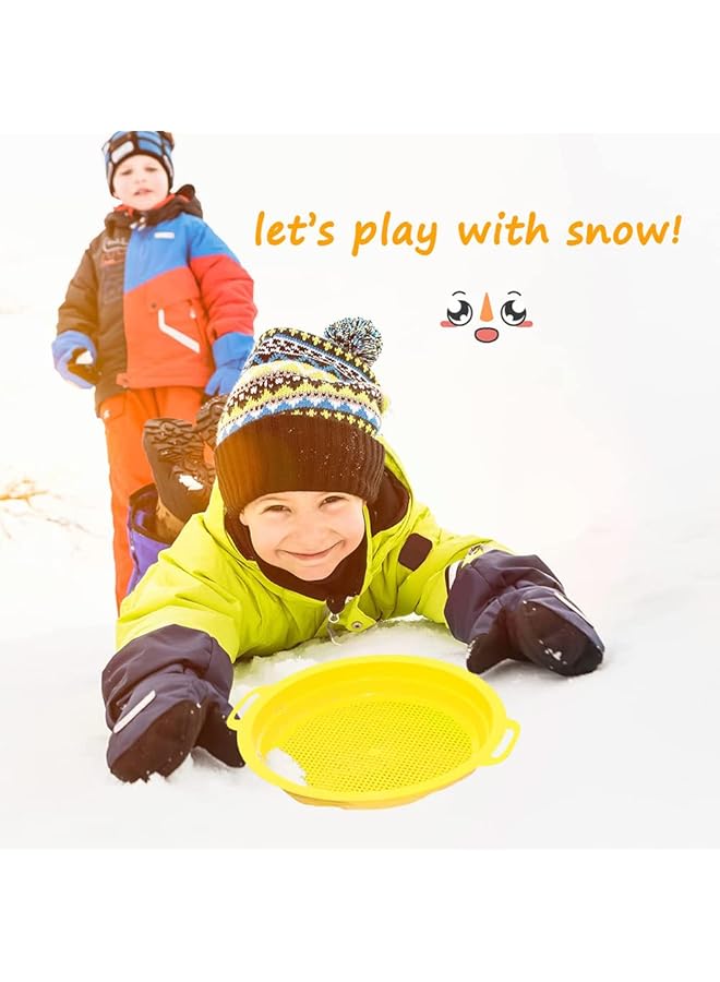 KASTWAVE Jumbo Beach Sand Sieves Toys Large Beach Sifter Toy Sets Kit Gear Gardening Digging Finding Treasure Shells Stones Discovery Toy Durable Abs Gift Set Bundle For Kids Boys Girls 4 Pack - Image 4