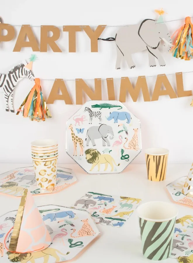 Meri Meri Safari Animals Large Napkins