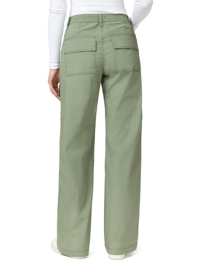 Kensie Jeans for Women High Rise Cargo Pants with Tab Bottom 27.5-Inch Inseam, Palm Green, 2 - Image 3