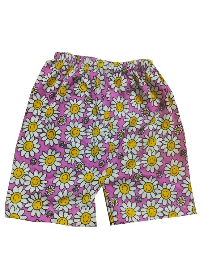 FLAX Kids Baby Girls Cotton Soft Printed Regular Use Shorts (Pack of 10) (18-24 Months) Multicolour - Image 5