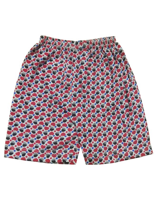 FLAX Kids Baby Girls Cotton Soft Printed Regular Use Shorts (Pack of 10) (18-24 Months) Multicolour - Image 2