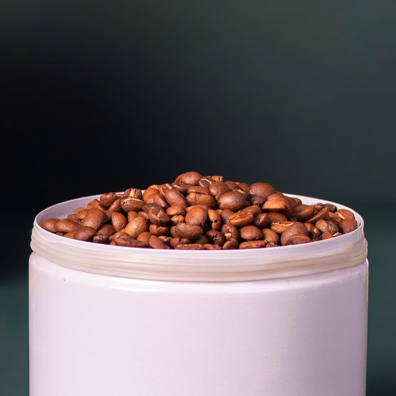 nestroots Tea Coffee Sugar Containers Set of 3 | 500g Airtight Kitchen Storage Jars & Canisters for Dry Fruits, Spices, or Baking Essentials | Grey Tin Design for Modern Kitchen Decor - Image 2