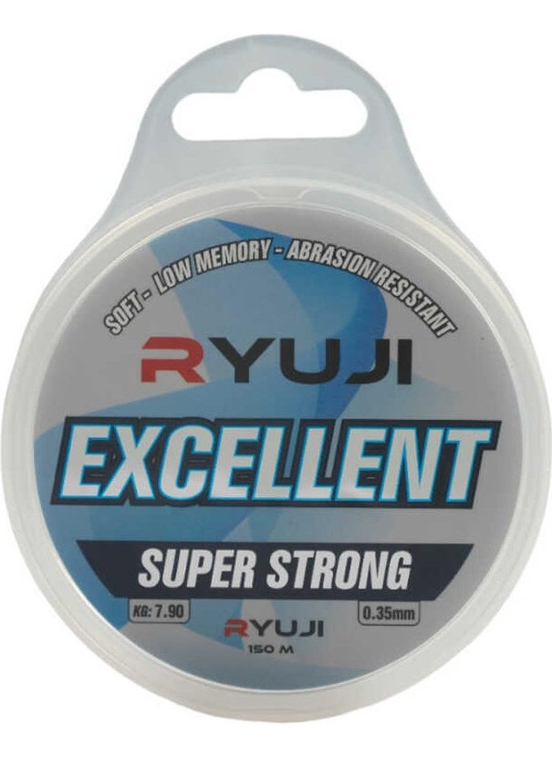 Ryuji - Excellent 150M Clear Fishing Line Standard-0.35 - Image 1