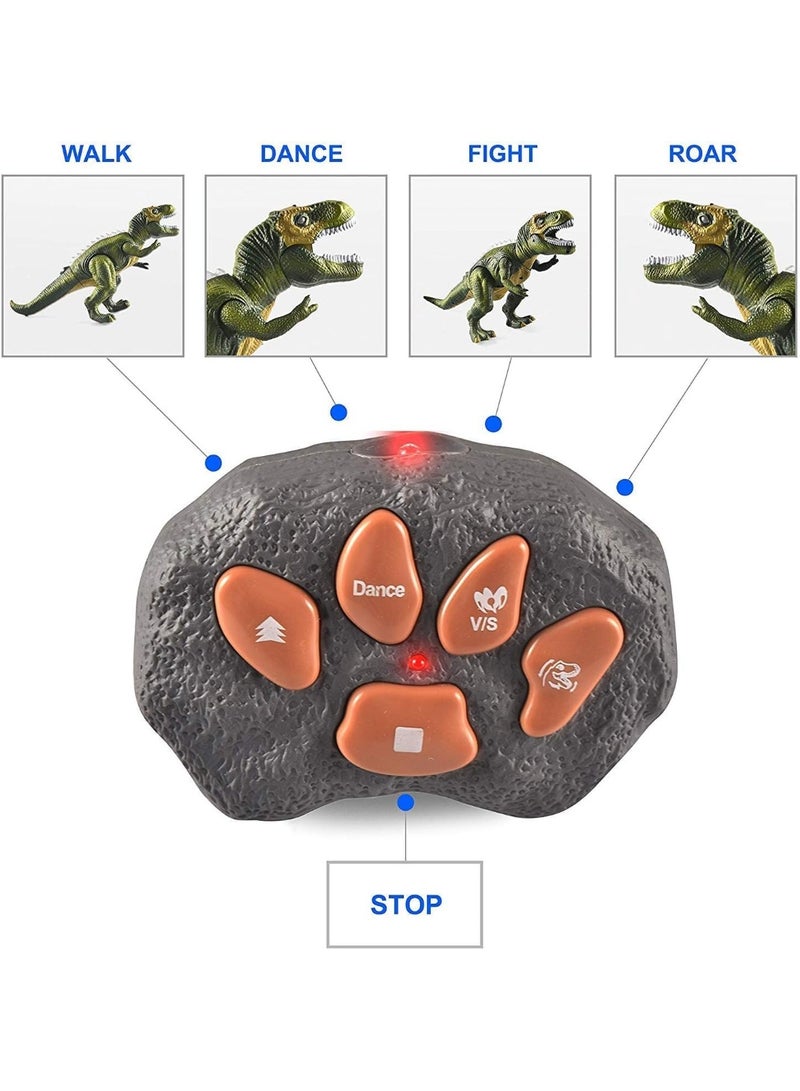 Guiding Growth Remote Control Walking T-Rex Dinosaur Toy with Multi-Color LED Lights and Sounds – Realistic Roaring, Dancing, and Shaking Head Movement – Interactive Prehistoric Gift for Toddlers, Boys, & Girls - Image 5