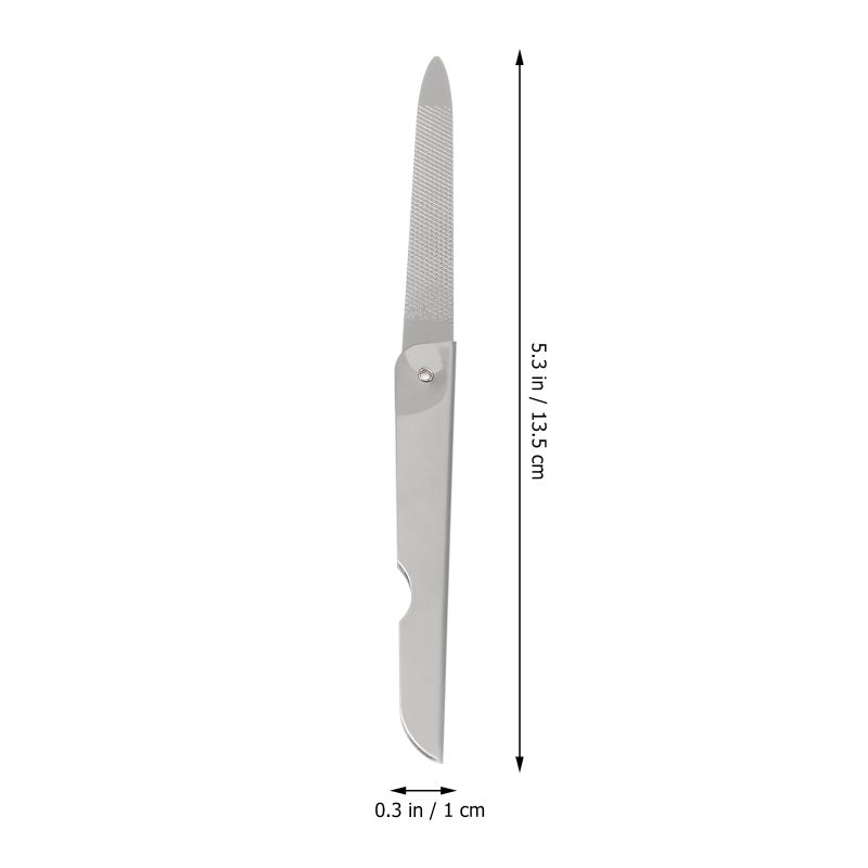 6PCS Stainless Steel Foldable Nail Scissors Nail Shop Manicure Tools Shape Nail (White) - Image 3