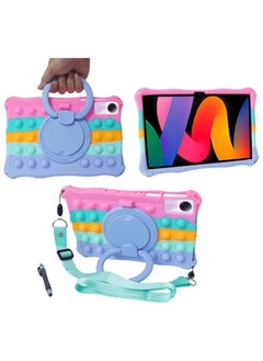General Case Compatible with Xiaomi Redmi Pad SE 11 Inch 2023 Kids Friendly with Hand Strap Shoulder Belt Rotatable Stand Cover Funda  - Image 1