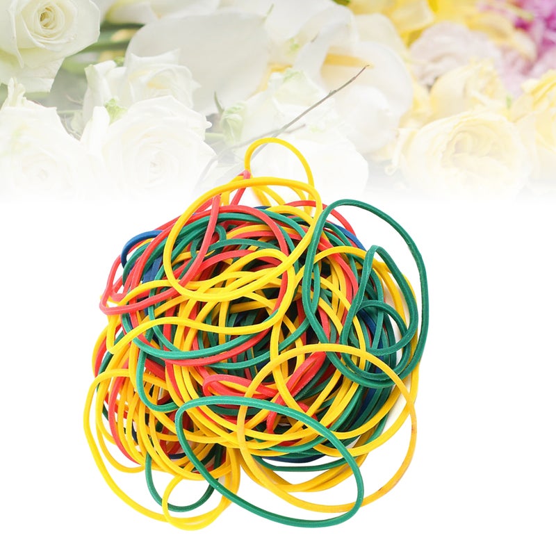 200PCS Colorful Rubber Bands Rubber Practical Machine Accessories for Machine (Large Size Colorful) - Image 1