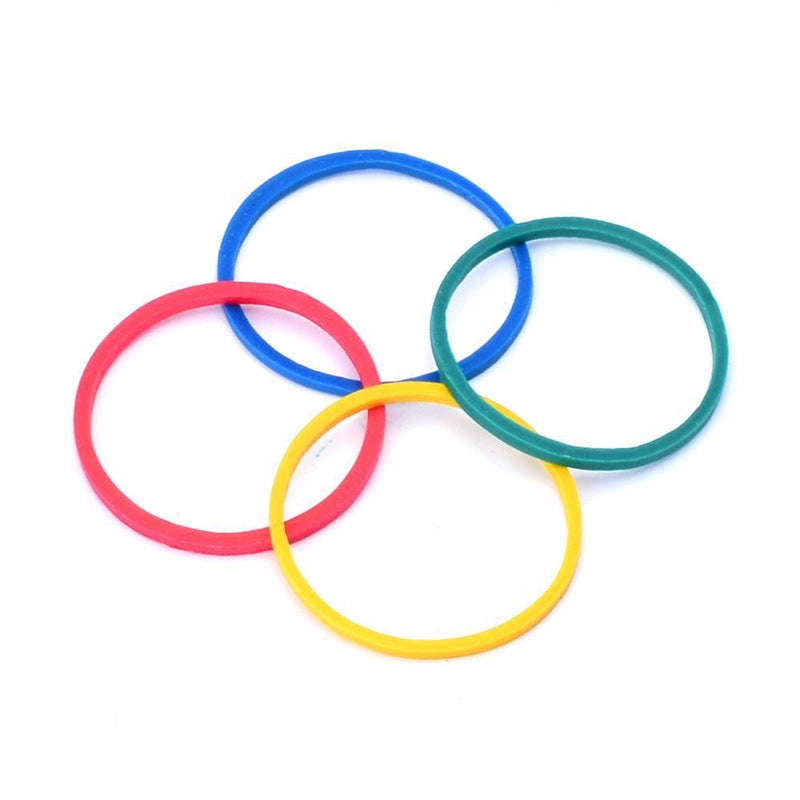 200PCS Colorful Rubber Bands Rubber Practical Machine Accessories for Machine (Large Size Colorful) - Image 2