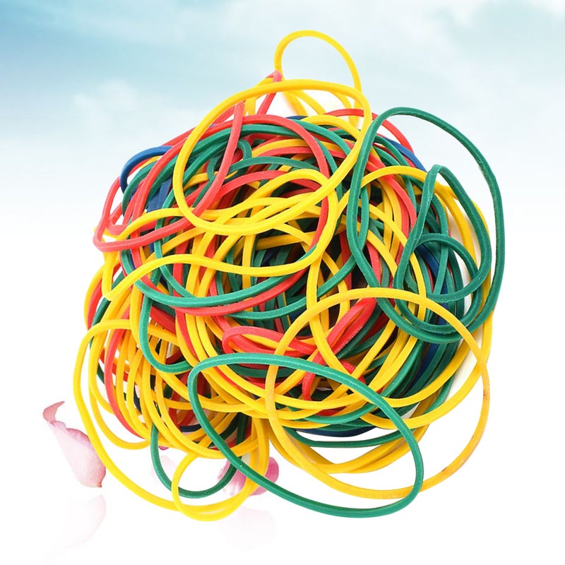 200PCS Colorful Rubber Bands Rubber Practical Machine Accessories for Machine (Large Size Colorful) - Image 3