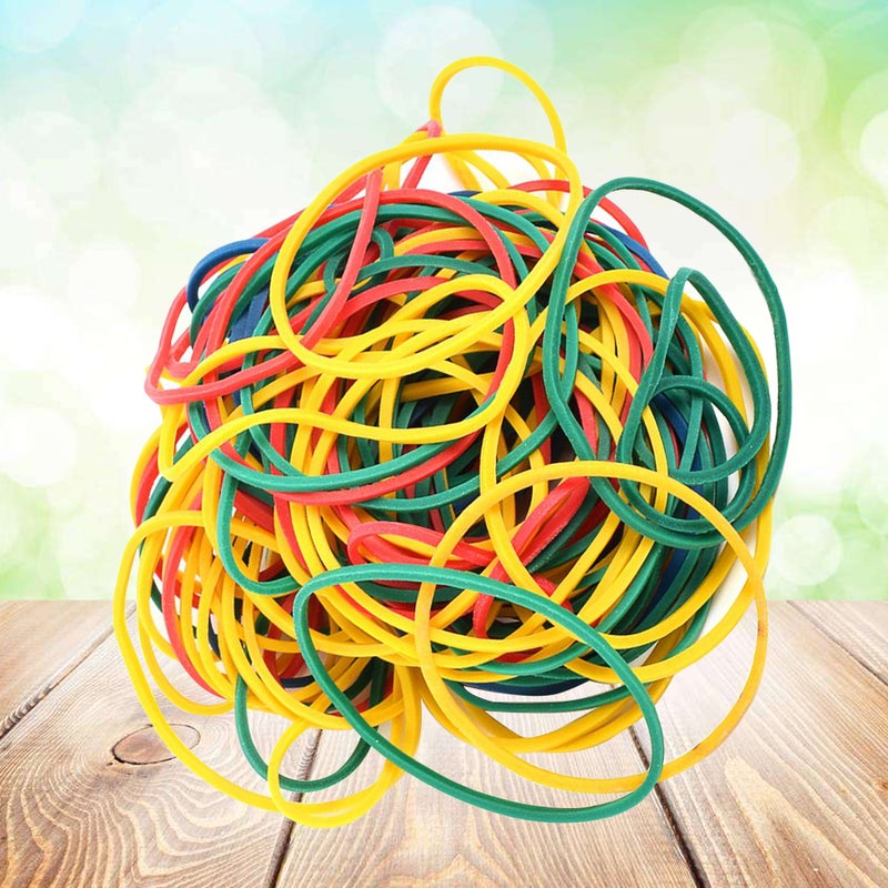 200PCS Colorful Rubber Bands Rubber Practical Machine Accessories for Machine (Large Size Colorful) - Image 5