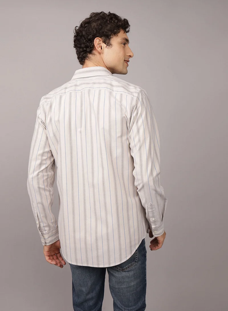 امريكان ايجل Slim Fit Oxford Shirt