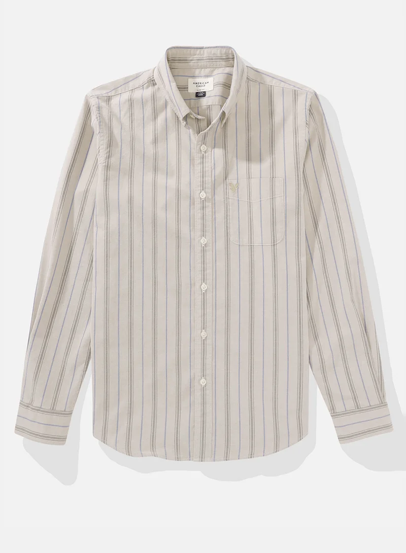 امريكان ايجل Slim Fit Oxford Shirt