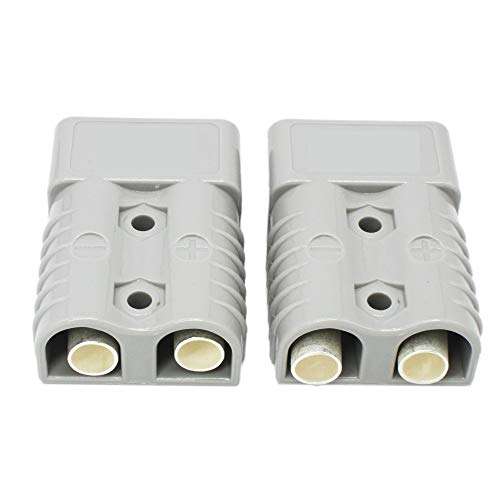 X-Haibei Gray Battery Quick Connector Kit 175 Amp 1/0 Gauge Plug Connect Disconnect Winch Forklift Winch Trailer - Image 3