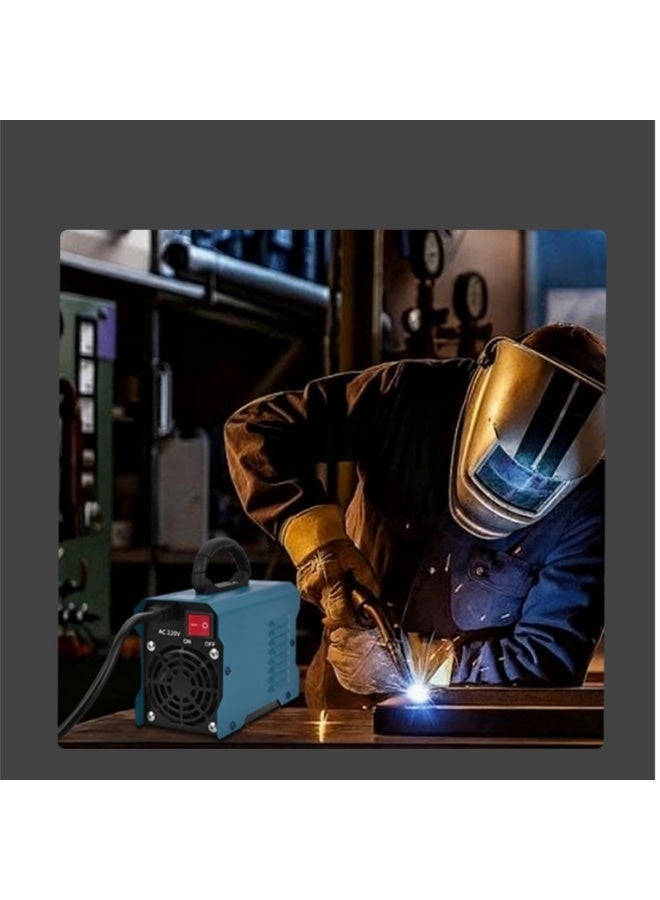 TriThardware Welder Machine 220V Mini Electric Stick Welder ARC Welding Machine IGBT Digital Display Work Welding Electrode Holder Household Use Blue - Image 4