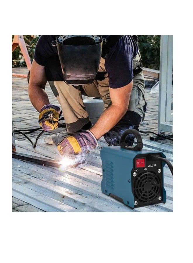 TriThardware Welder Machine 220V Mini Electric Stick Welder ARC Welding Machine IGBT Digital Display Work Welding Electrode Holder Household Use Blue - Image 3