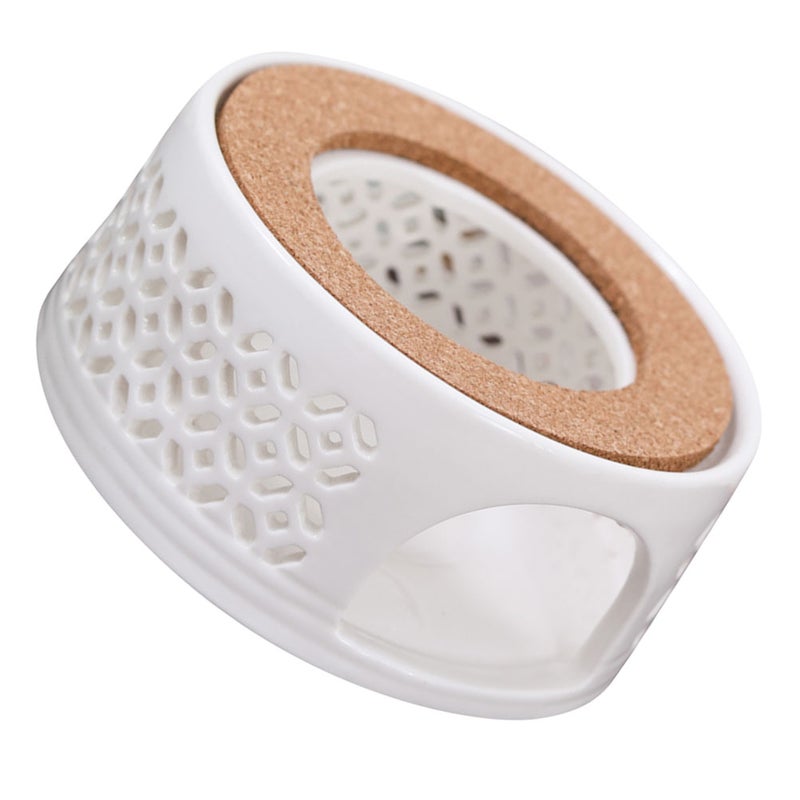 Ceramic Teapot Warmer Teapot Heater Base Tea Stove Candle Holder for Home - Image 1