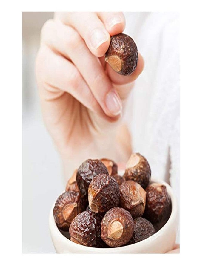 AnNafi® Reetha | Organic Soap Nuts | Aritha/Areetha/Kunkudukaialu | Sapindus used for making Reetha Powder, Ritha Shampoo, Oil | Natural Hair Care & Growth | Organic Laundry Detergent (100grams) - Image 2