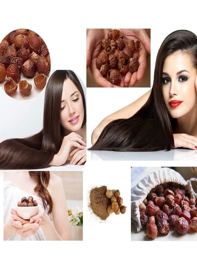 AnNafi® Reetha | Organic Soap Nuts | Aritha/Areetha/Kunkudukaialu | Sapindus used for making Reetha Powder, Ritha Shampoo, Oil | Natural Hair Care & Growth | Organic Laundry Detergent (100grams) - Image 4