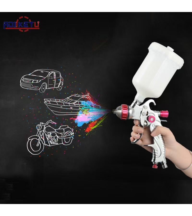 3pcs 250ml Internal Thread Spray Gun Cup Set Leak Proof Precision Machined Accessories - Image 1