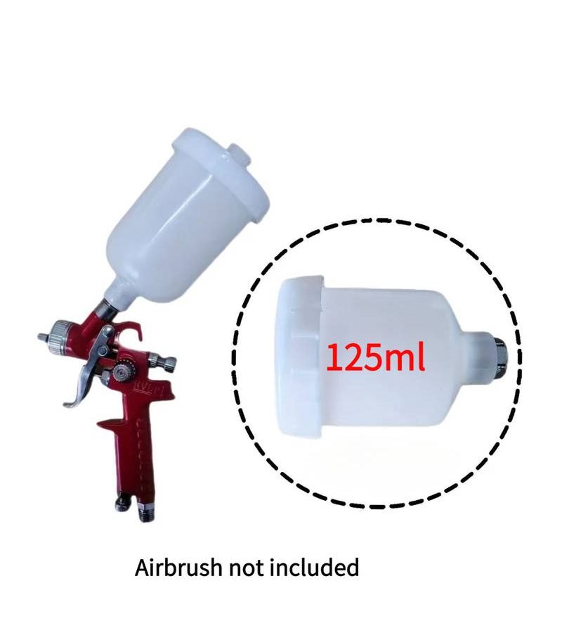 3pcs 250ml Internal Thread Spray Gun Cup Set Leak Proof Precision Machined Accessories - Image 4
