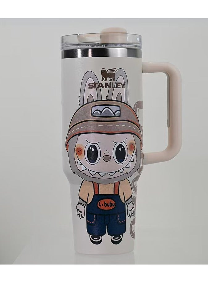 Stanley Stanley Labubu Stainless steel vacuum insulated cup ,40oz Insulated Travel Cup, Exclusive Collectible Design 