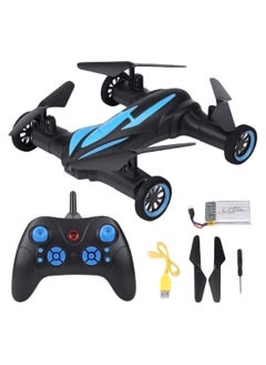 DIGI CORE LH-X21 RC Car Mini Drone 2-In-1 RC Flying Car & Drone Headless Mode 3D Rolling One-key Return Portable Drone & RC Car For Adults And Kids Blue/Black  - Image 1