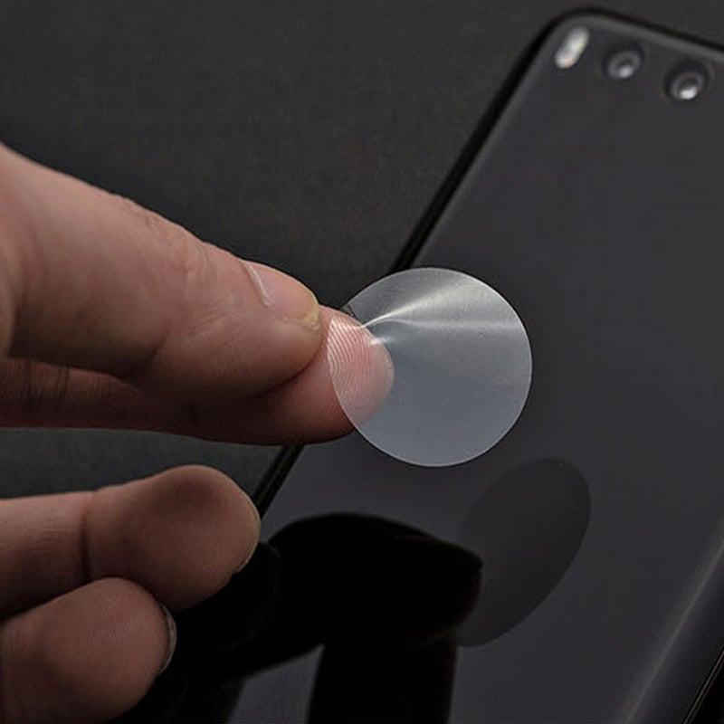 Misofuki 1" Clear Circle Stickers (1000 Pcs), Transparent Self-Adhesive Seals for Envelope, Cosmetic Box, Gift Bag, Mail, PVC Material, Round Wafer Package Seals - Image 3