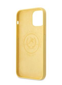 U.S.Polo iPhone 12 / 12 Pro Hard Case 6.1inch Liquid Silicone - Yellow  - Image 4