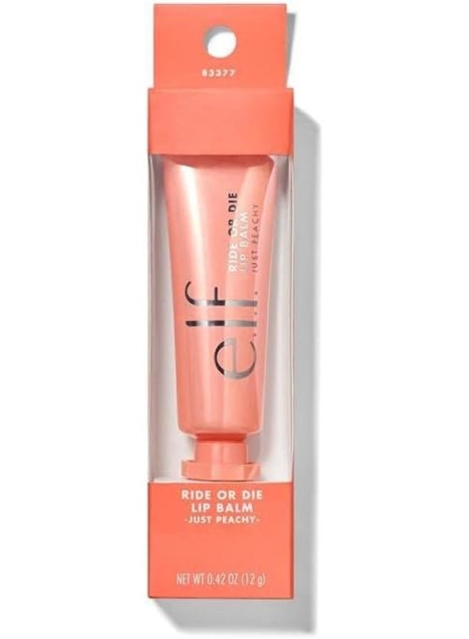 elf e.l.f. Ride or Die Lip Balm, Just Peachy - Image 4