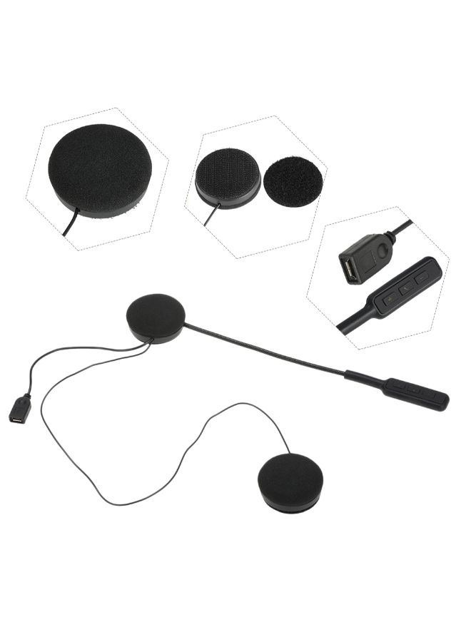 Loquat Wireless Bluetooth Motorcycle Helmet Headphones With Mic - Image 3