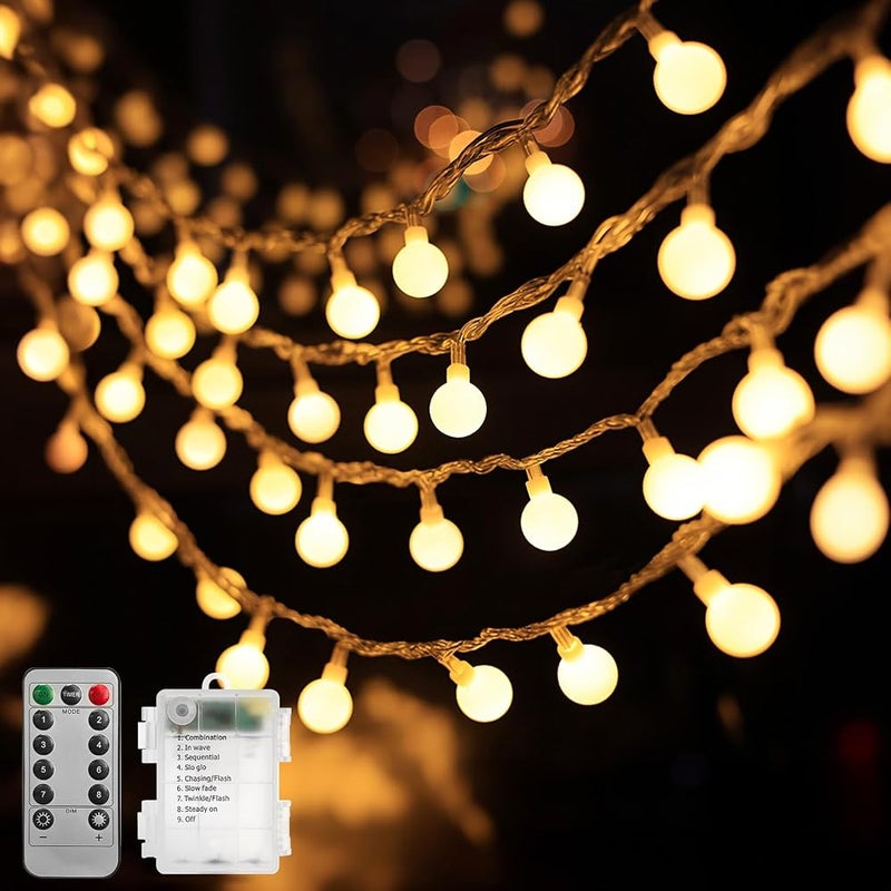 Proxima Direct Battery Fairy Lights 10m 100 LED with Remote Timer Function - Image 1