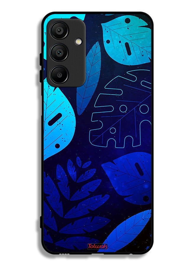 Tolwak Samsung Galaxy A15 4G Protective Case Cover Leaves Pattern - Image 1