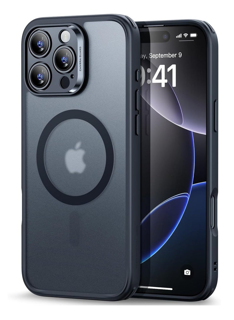 ESR Classic Pro Case (HaloLock) Set, Compatible With iPhone 16 Pro (Case, Screen Protector And 4 Swappable Buttons) – MagSafe Compatible – 360° Complete Protection - Frosted Black - Image 1
