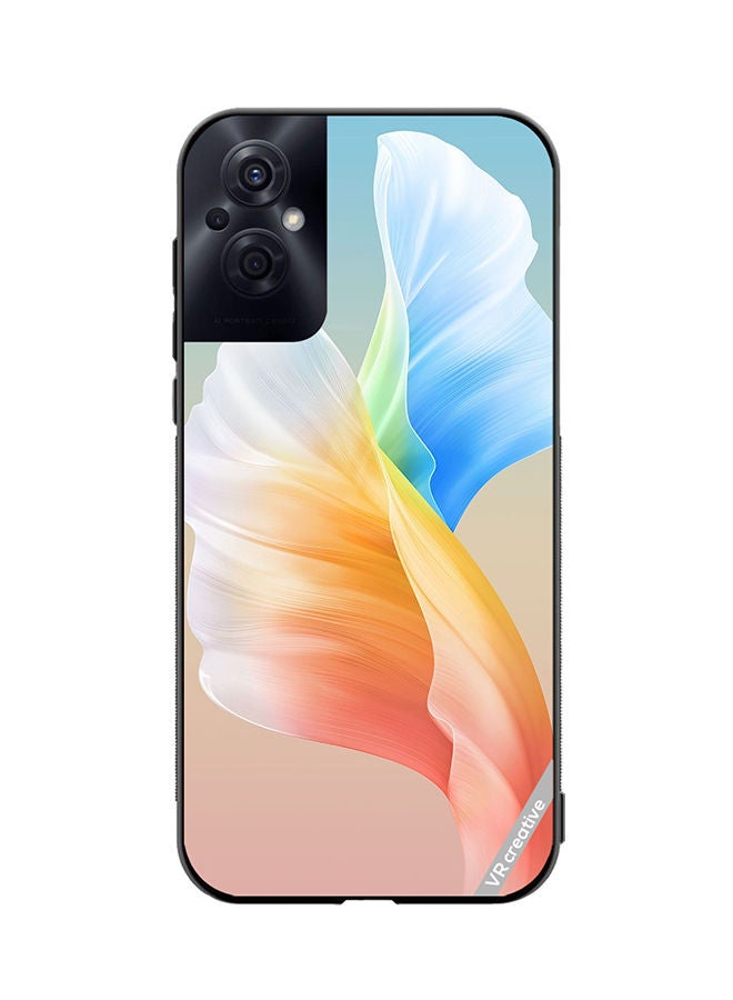 VR CREATIVE Protective Case Cover For Oppo Reno8 Z Flower Design Multicolour - Image 1