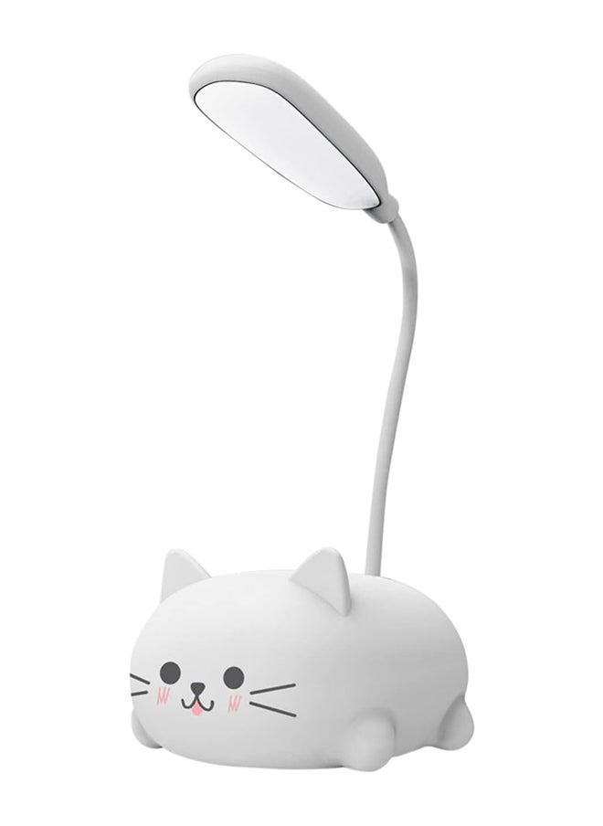MiOne Adjustable LED Desk Lamp USB Rechargeable Night Lamp for Household White  - Image 1
