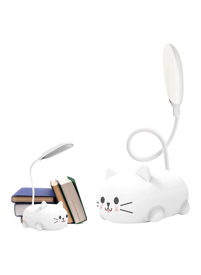 MiOne Adjustable LED Desk Lamp USB Rechargeable Night Lamp for Household White  - Image 2