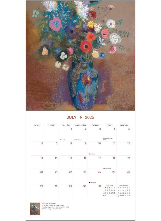 Impressionism and Post-Impressionism 2025 Mini Wall Calendar  - Image 4